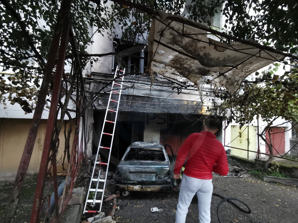 FOTO/VIDEO. Sătmăreanul ars în incendiu, internat pe ATI. Ce spun medicii