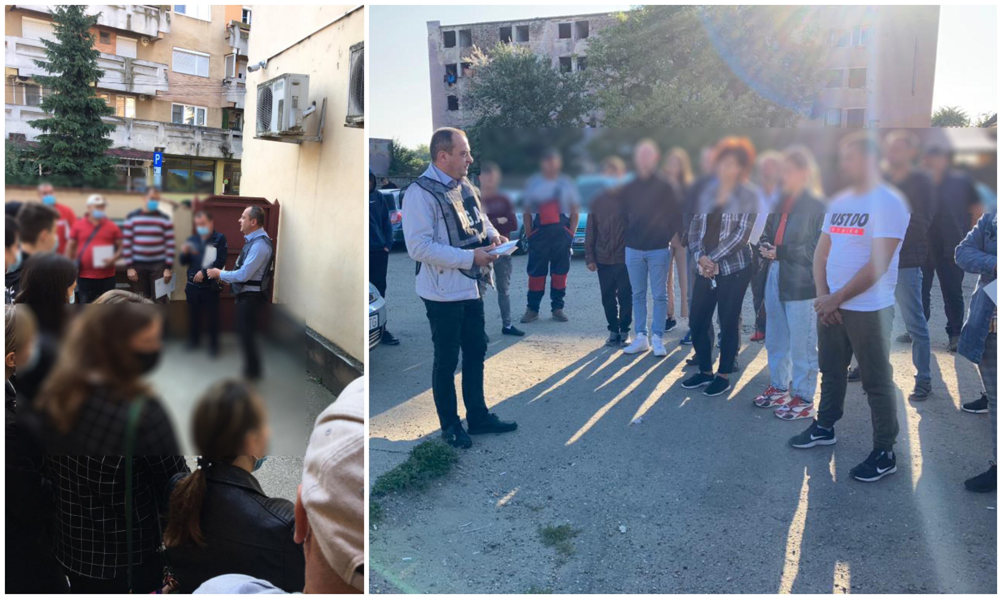 FOTOGALERIE. Anticorupția a descins la Permise, în Satu Mare. Viitorii șoferi și instructorii, băgați în ”ședință”