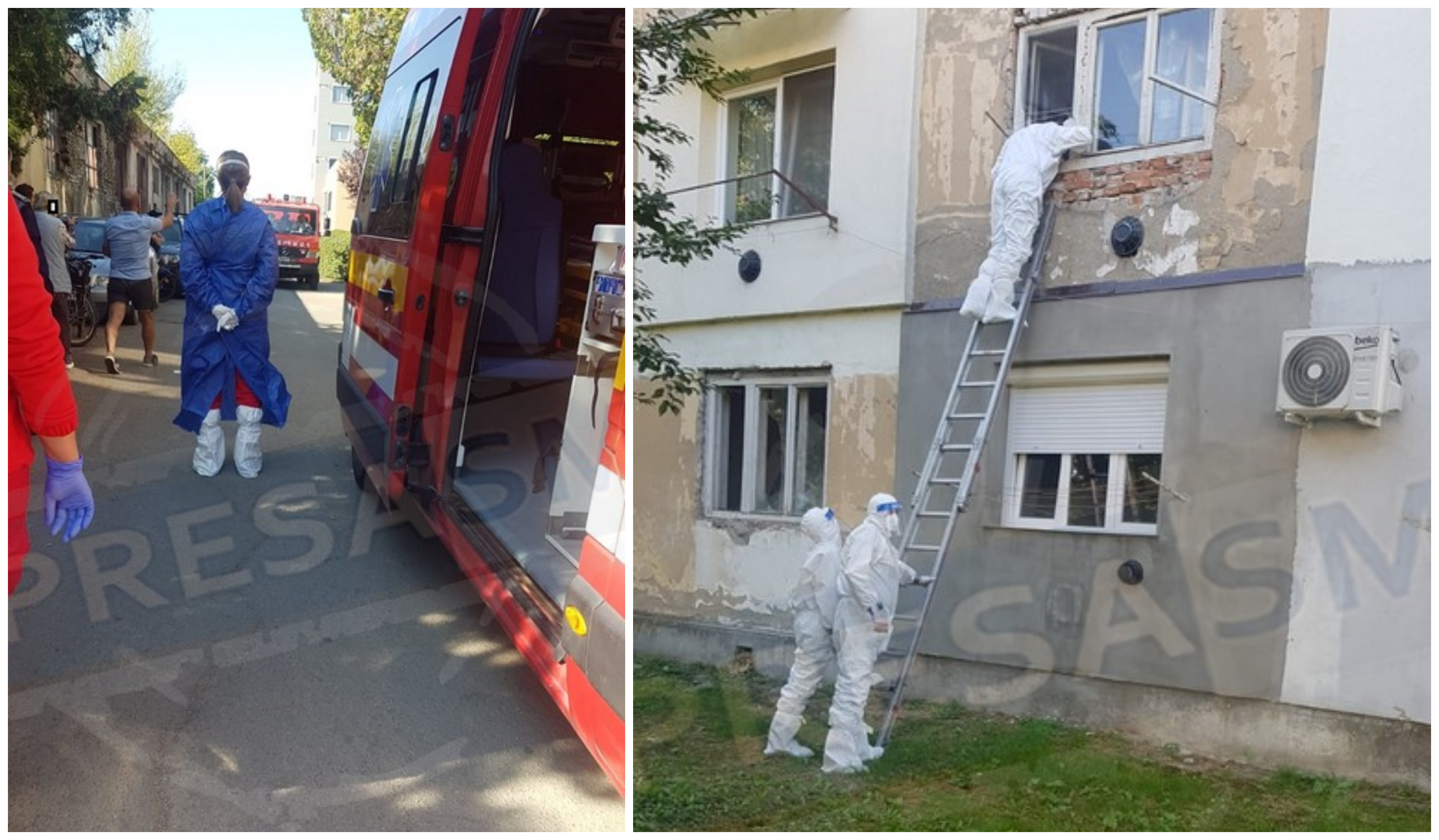 FOTO. Holtan találták lakásában a Covid–gyanús férfit
