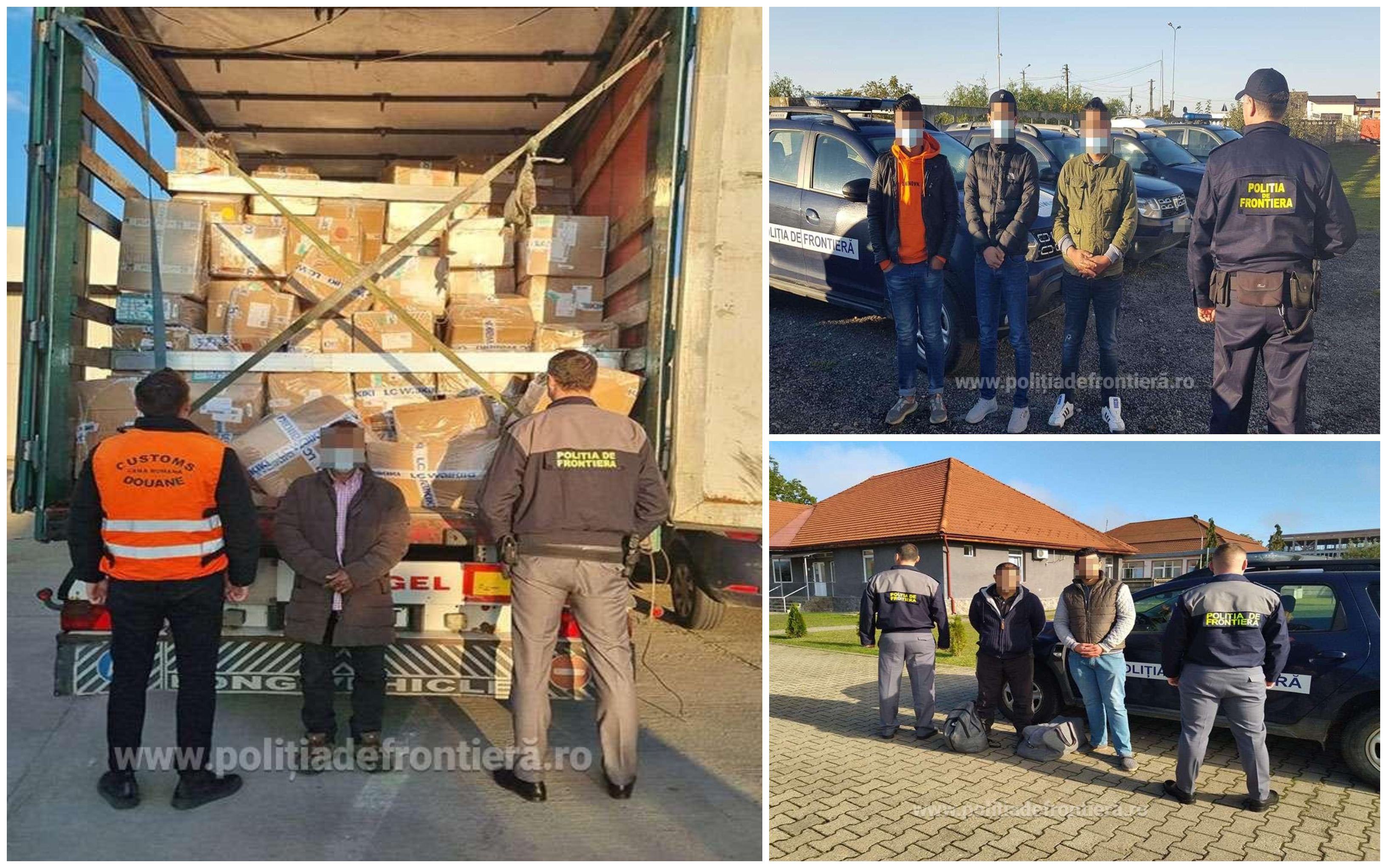 FOTOGALERIE. Migranți identificați în toate zonele județului. Disperare tot mai mare, caută metode noi