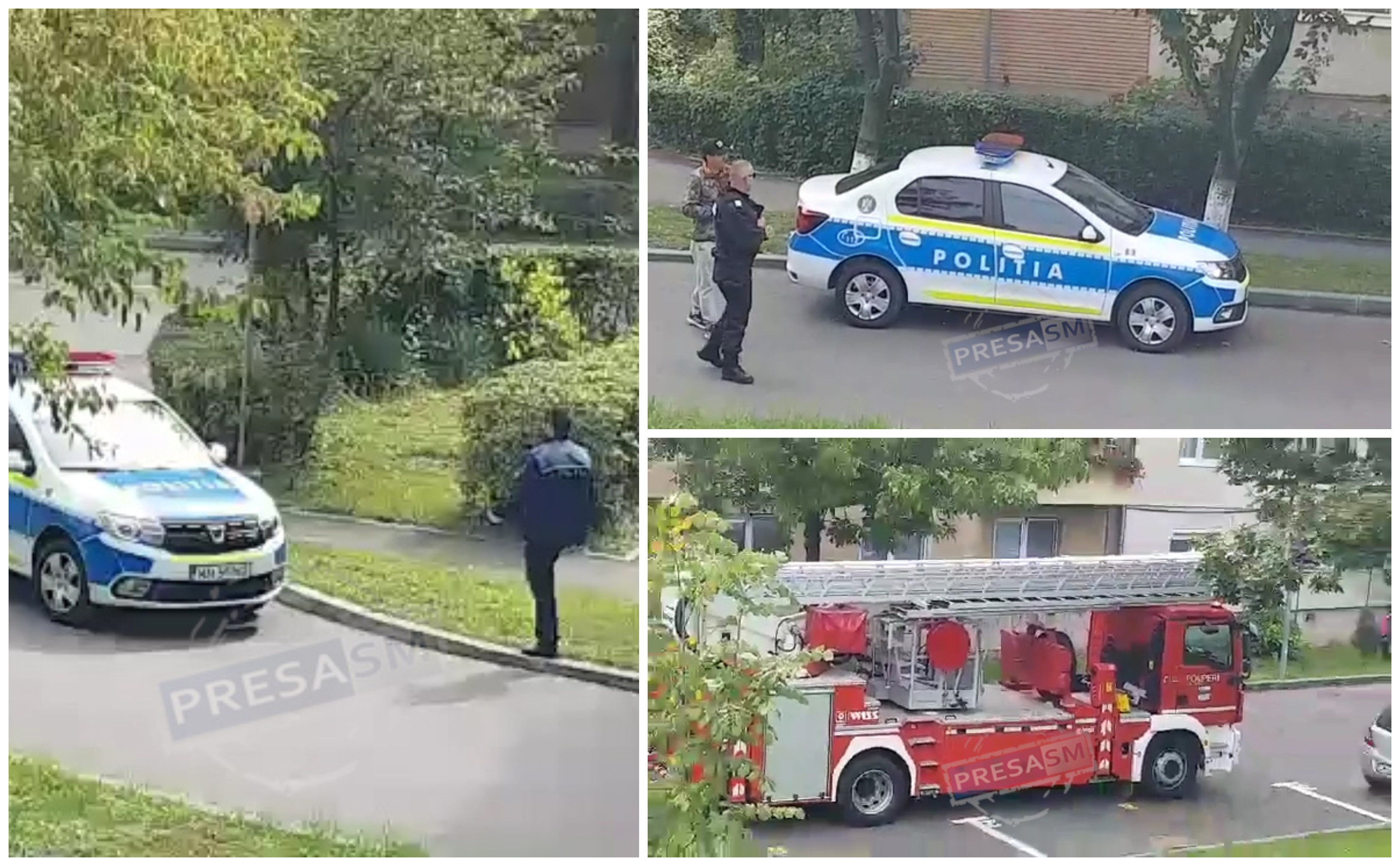 VIDEO. Sătmăreancă găsită decedată într-un bloc din Micro 16. Pompierii au forțat intrarea