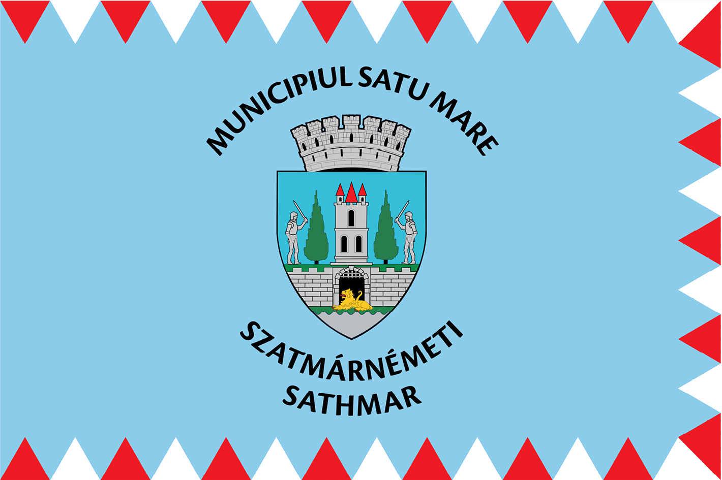 FOTO. Dispută politică pe tema noului steag al municipiului Satu Mare