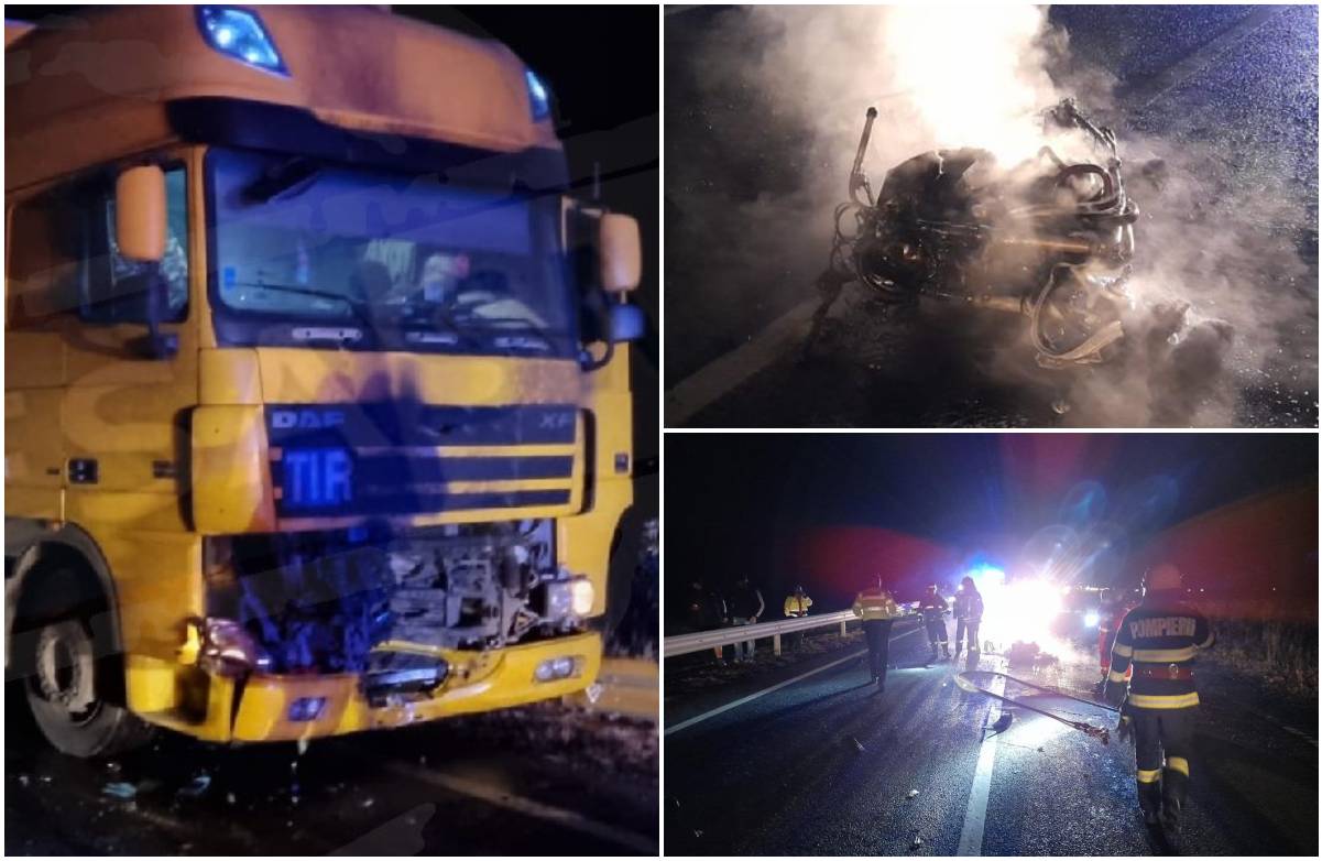 FOTÓ/VIDEO. Kamionnal ütközött a motoros, szörnyet halt