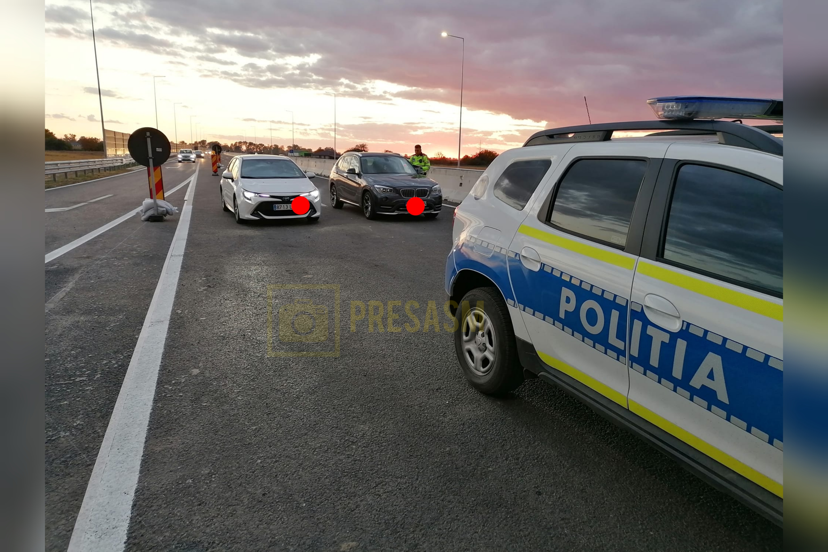 FOTO. Filtre pe centura Sătmarului. Primii șoferi lăsați fără permisul de conducere