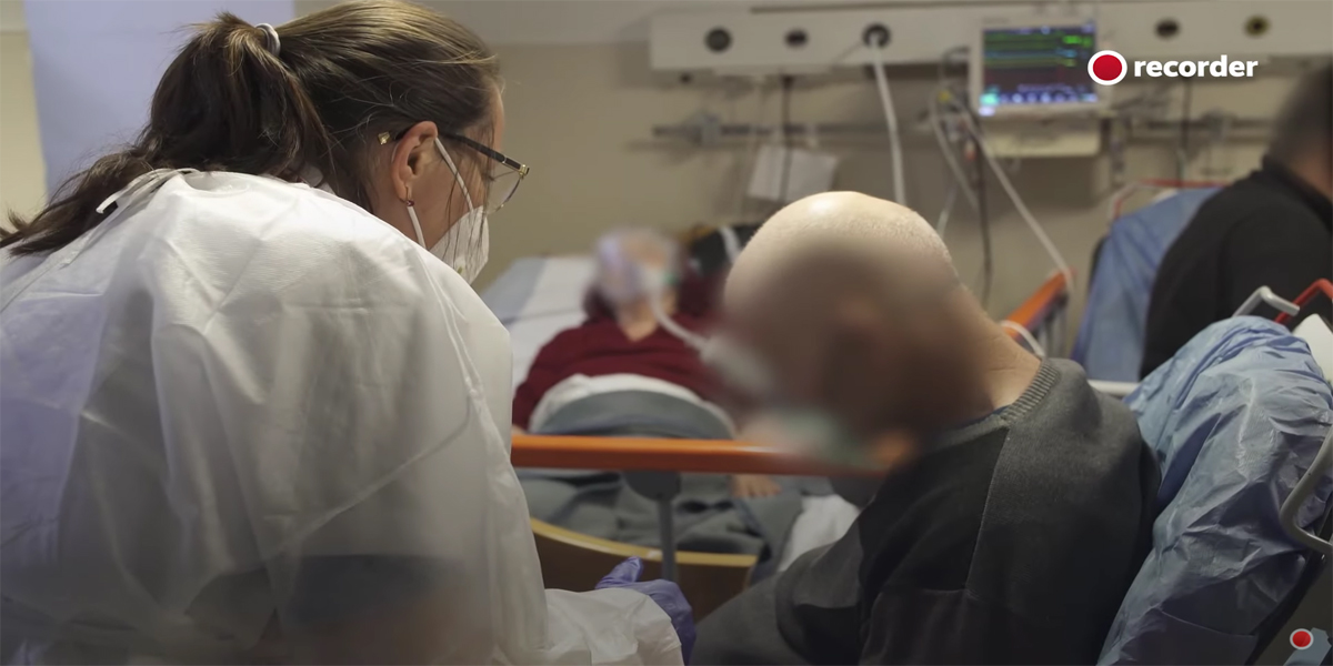 VIDEO. Recorder, reportaj cumplit la o cameră de gardă: "Eșecul e vizibil în privirile speriate ale bolnavilor"