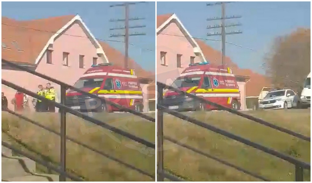 VIDEO. Fetiță (10 ani) lovită de o mașină pe DN19, în județul Satu Mare