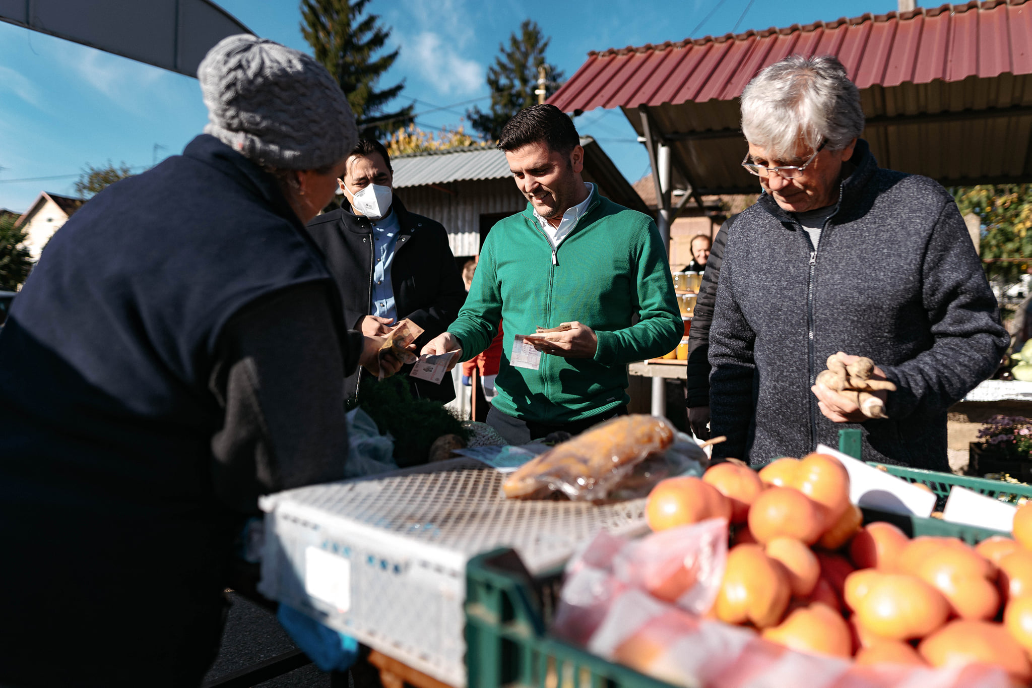 FOTO. Adrian Cozma sprijină dezvoltarea unei importante piețe din județul Satu Mare