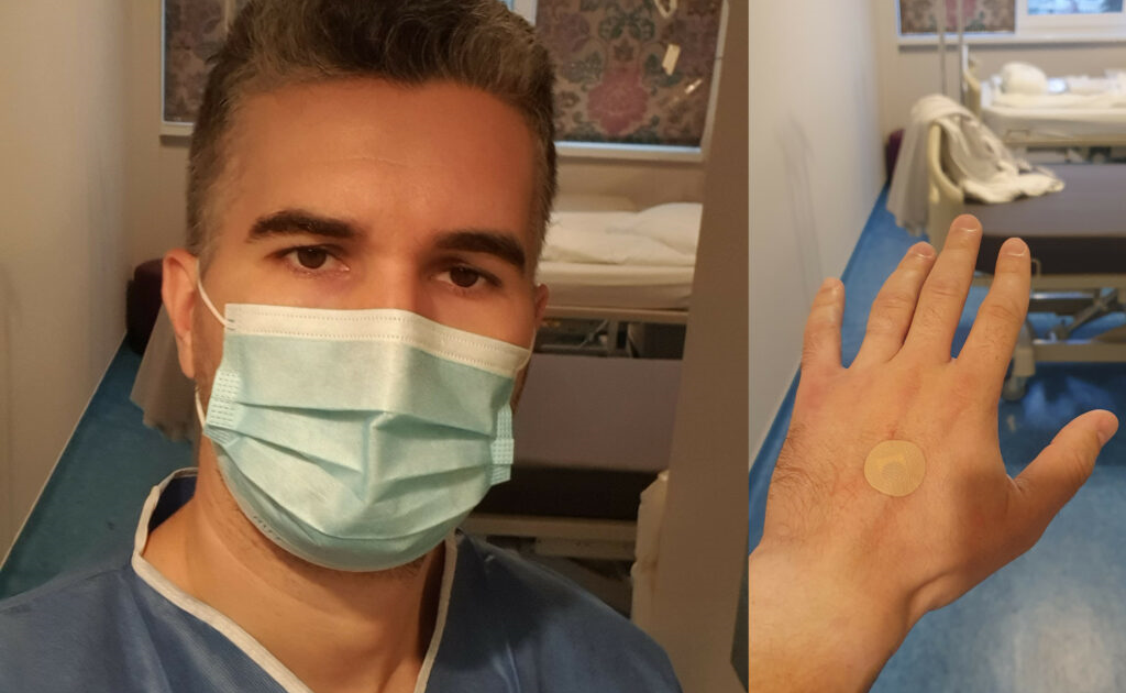 FOTO. Un bărbat a vrut să-şi asiste soţia la naştere, dar era să fie operat din greșeală