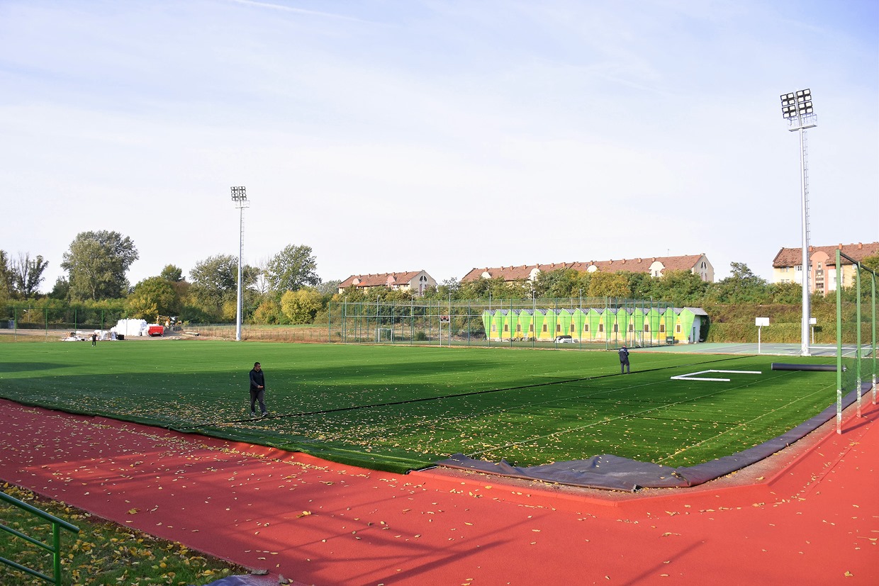 FOTOGALERIE. Baza sportivă ultramodernă din Satu Mare, aproape finalizată! Fără egal în nord-vestul țării
