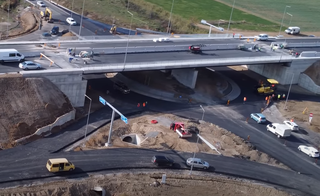 FOTO/VIDEO. Se deschide o parte din centura Sătmarului. Plus podul peste Someș
