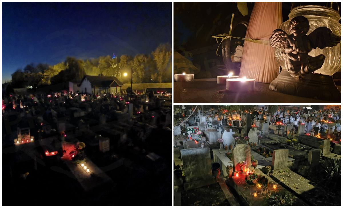 FOTOGALERIE. Cimitirele din municipiul Satu Mare s-au umplut de lumină
