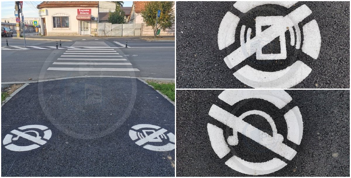 FOTO. Noi marcaje rutiere la Satu Mare: Fără telefon și căști pe zebră!