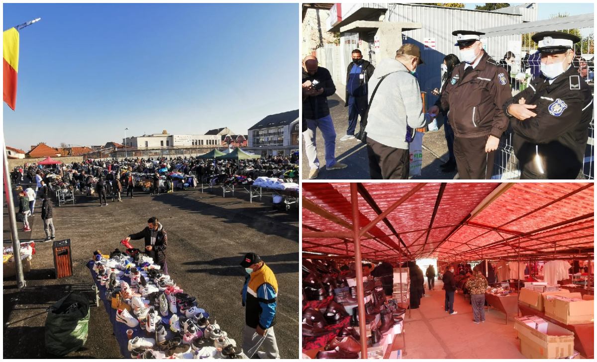 FOTO/VIDEO. Piața de Vechituri, afectată serios de restricții