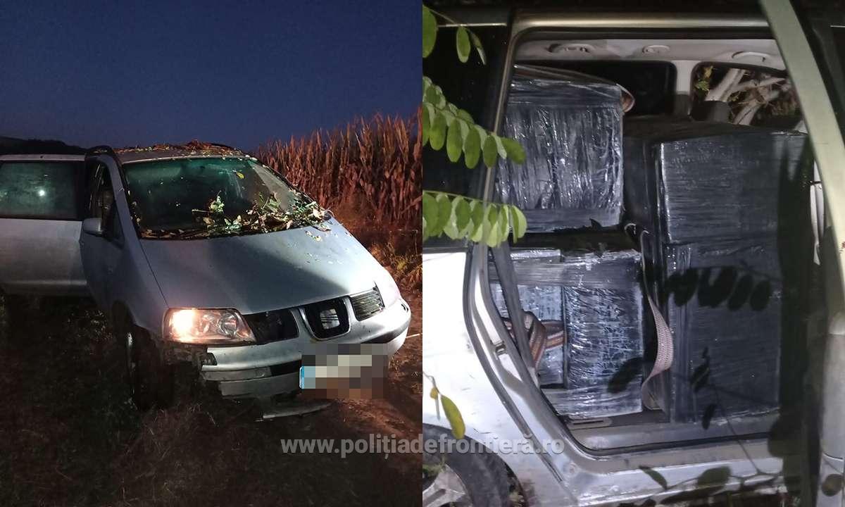 FOTO. Contrabandist împușcat în cap! A vrut să dea cu mașina peste un polițist de frontieră