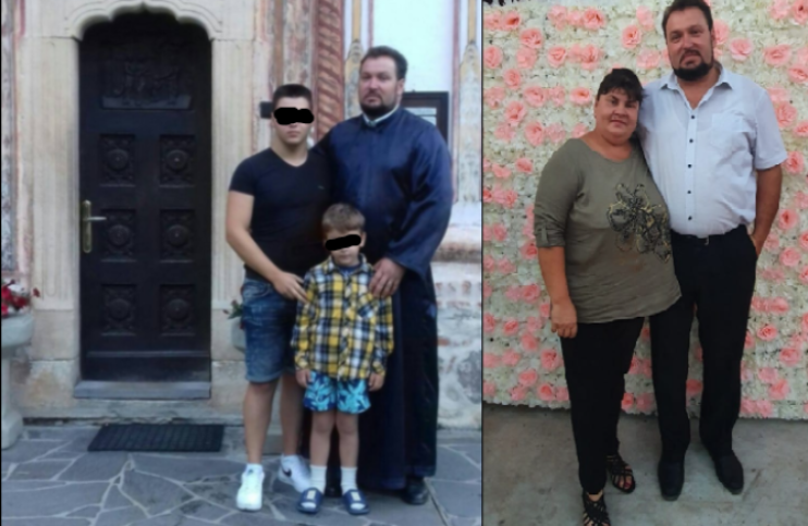 FOTO. Preot ortodox și soția sa (46 ani), nevaccinați, răpuși de COVID. Doi copii, orfani