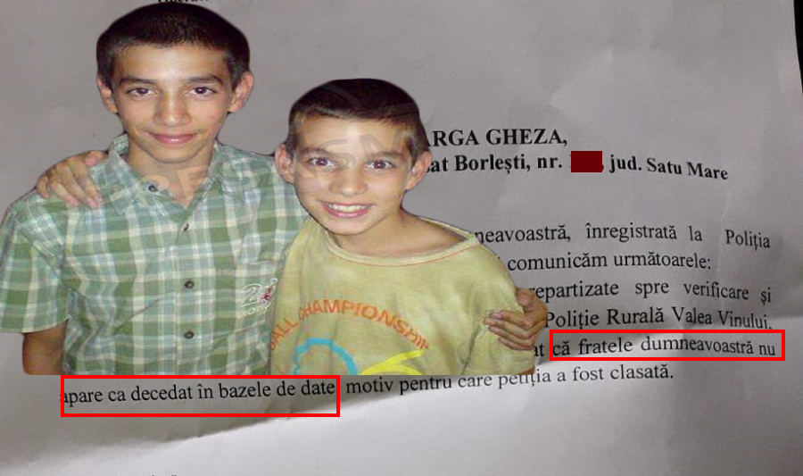 FOTO. Sătmărean decedat de 6 ani, apare viu și nevătămat în evidențele statului român