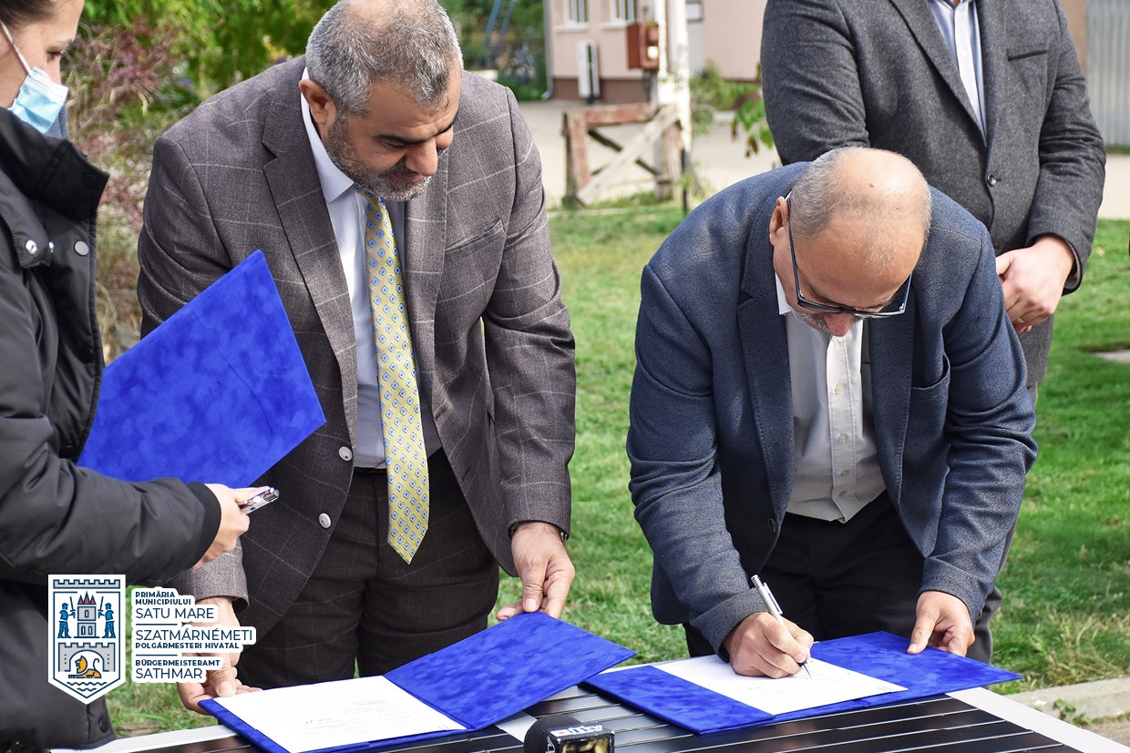 FOTO. Contract de 25 mil. lei, semnat astăzi la Satu Mare. Kereskényi: "Este un proiect foarte important"