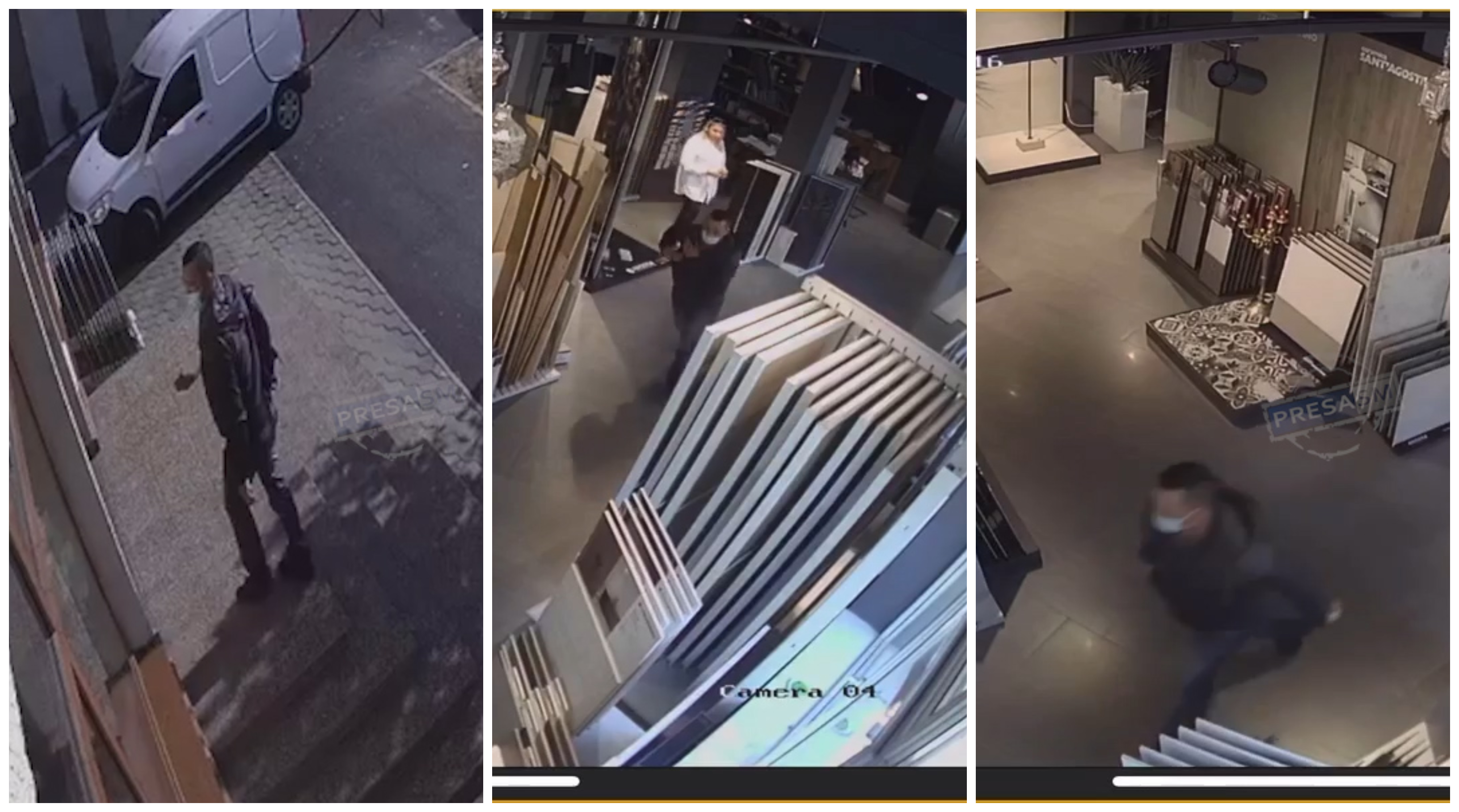 VIDEO. Hoț prins în flagrant în Satu Mare. A devenit violent când a fost prins de vânzătoare