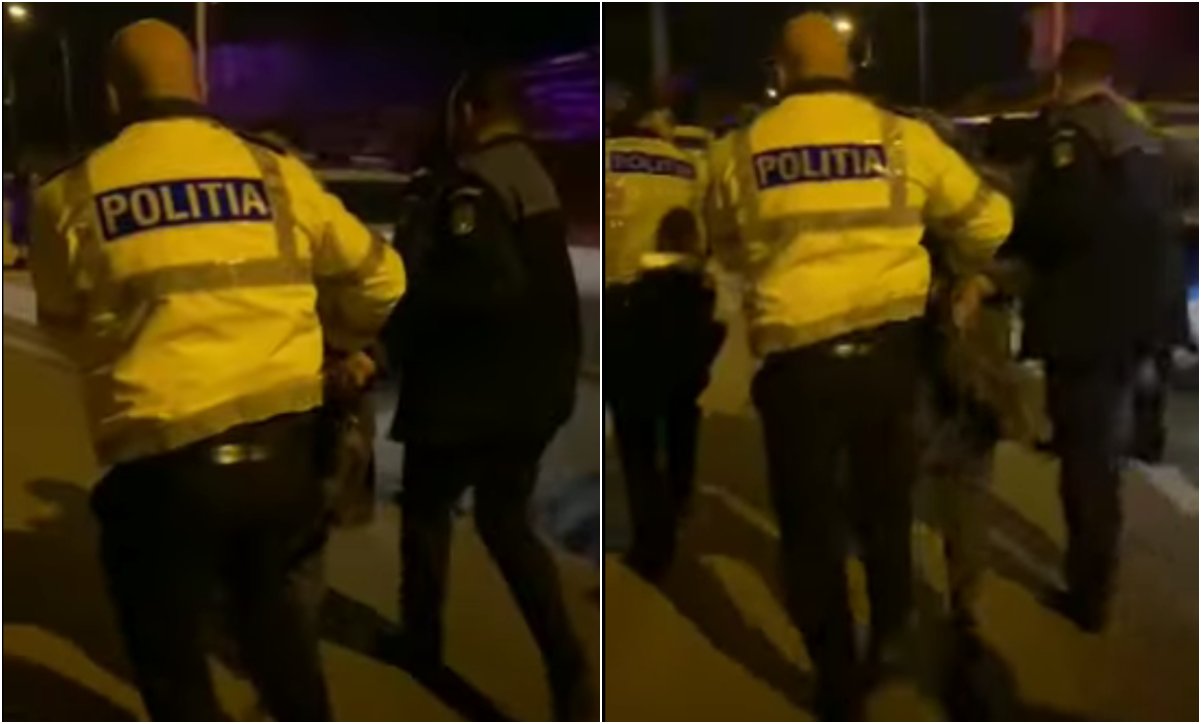 VIDEO. Urmărire ca-n filme pe străzi. Șoferul, prins după ce s-a lovit de un gard