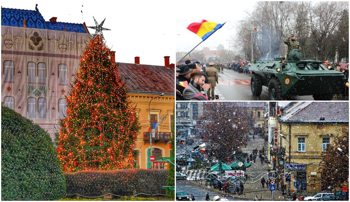 Urmează aprinderea iluminatului festiv și 1 Decembrie. Prognoza meteo pentru Satu Mare