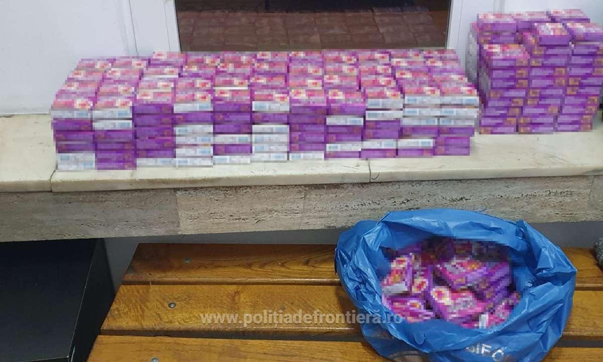 FOTO/VIDEO. Trafic cu antivirale, pe vremea pandemiei. Sute de cutii de Arbivir din Ucraina, confiscate la frontieriști