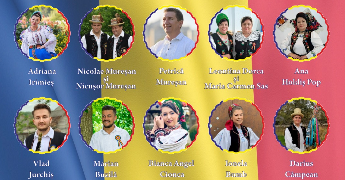 Regal folcloric de Ziua Națională. Concert cu nume mari în municipiul Satu Mare