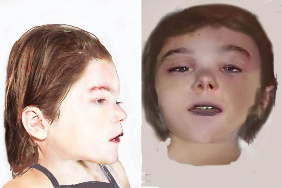 FOTO. Portretul robot al micuței ucise și incendiate. Poliția, apel la toți românii