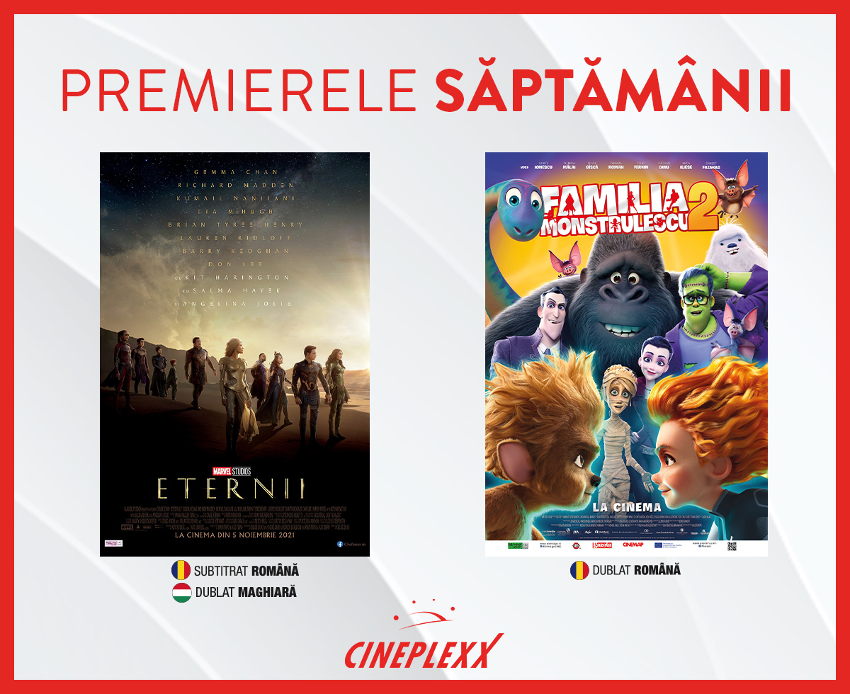 Ce filme noi vedem la Cineplexx Satu Mare din 5 Noiembrie