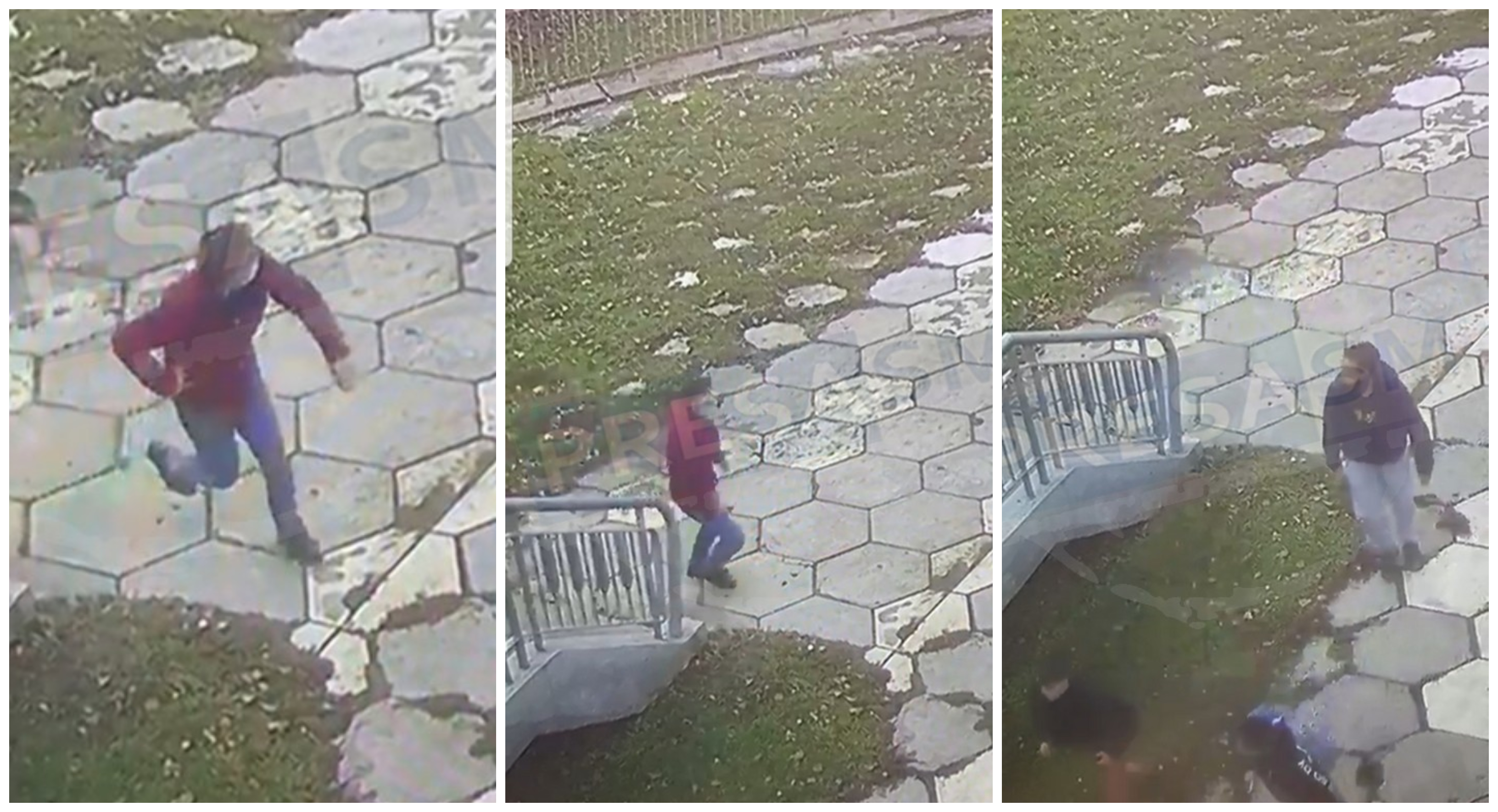 FOTO/VIDEO. Gașcă de huligani ataca sătmărenii cu spray lacrimogen pe Podul Decebal, în Satu Mare