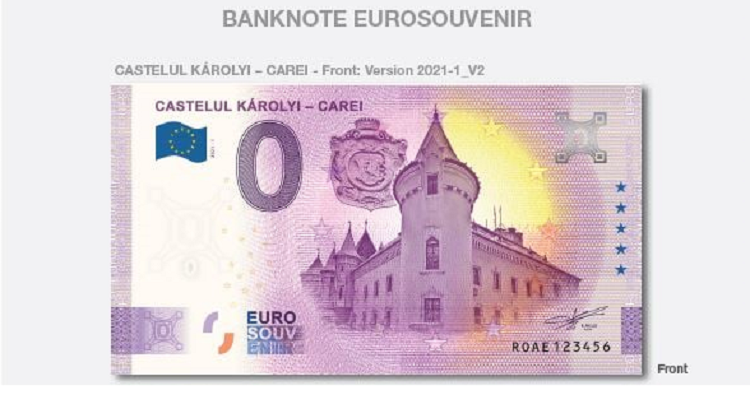 FOTO. Castelul din Carei apare pe o bancnotă de euro! Nu e glumă!