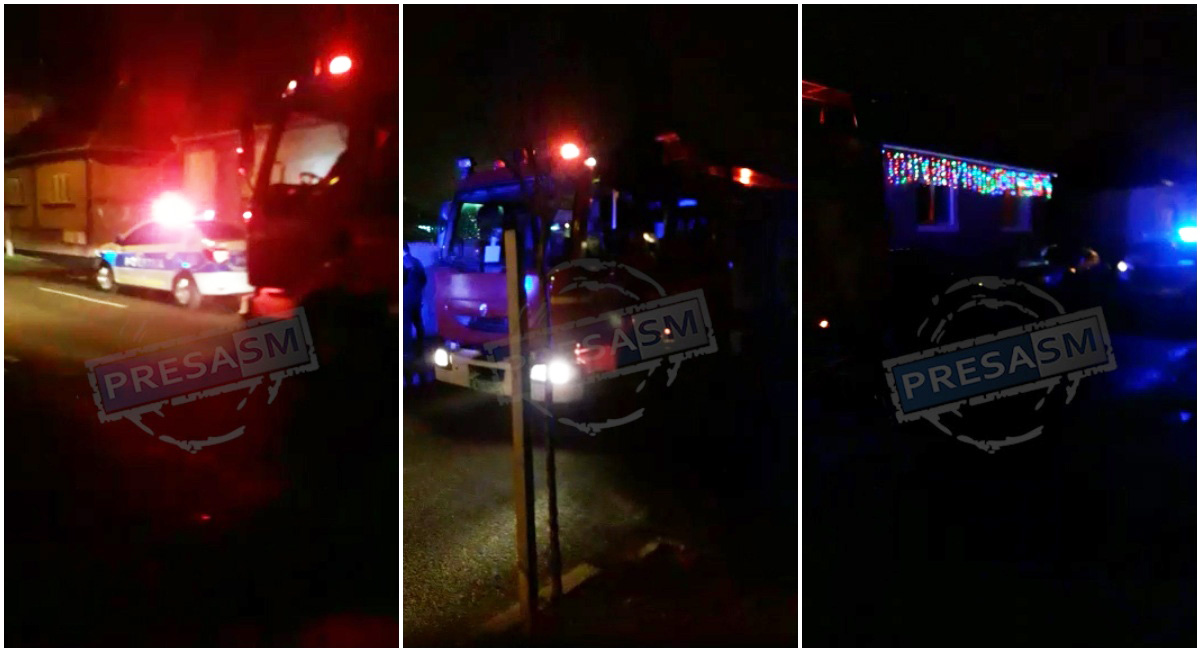 VIDEO. Un sătmărean a vrut să își arunce casa în aer! Cinci echipaje de Poliție intervin