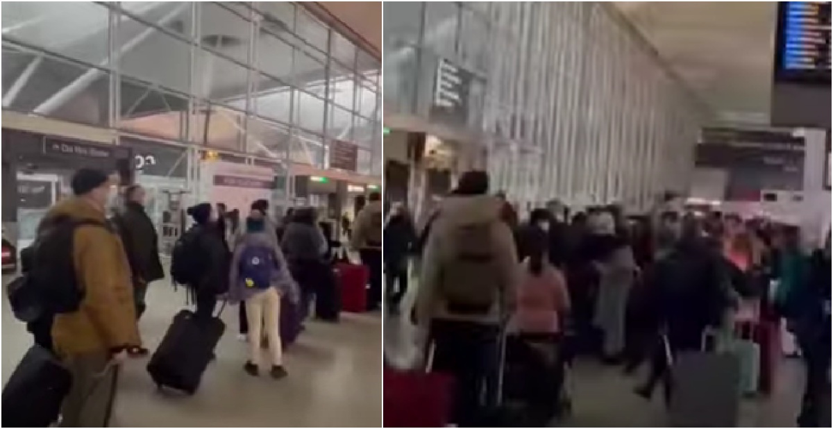 VIDEO. Peste 100 de români, printre care și sătmăreni, blocați pe un aeroport din Londra. Zborul le-a fost anulat