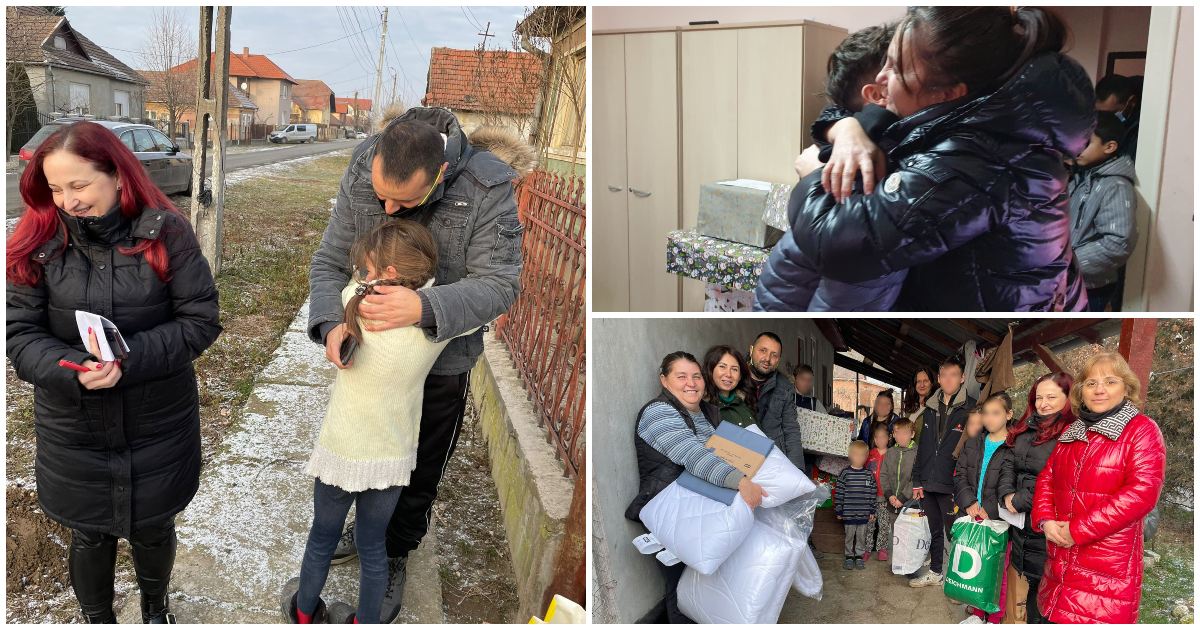 FOTO. Cadouri pentru copiii vulnerabili. SamCivica și sătmărenii au transformat dorințele celor mici în realitate