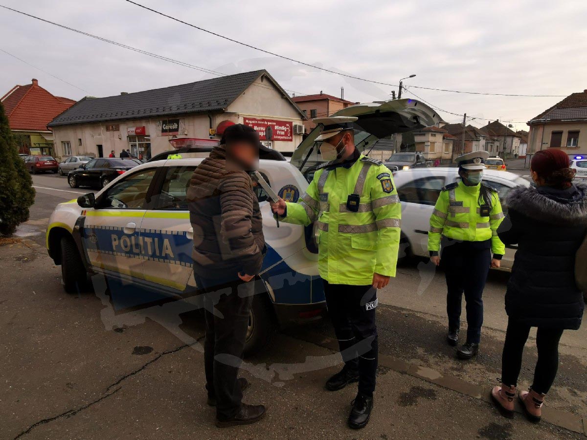 FOTOGALERIE. Accident în lanț la Piața Mică, în municipiul Satu Mare