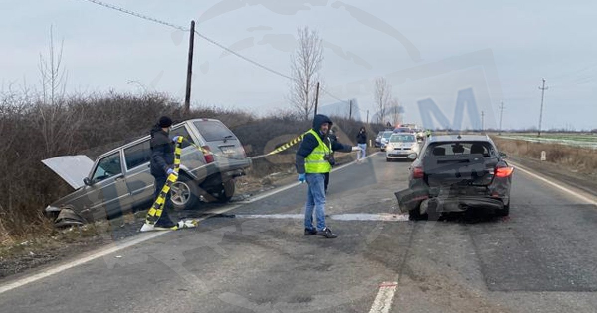 FOTO. Accident în lanț între Satu Mare și Mădăras. Trei mașini și șase victime