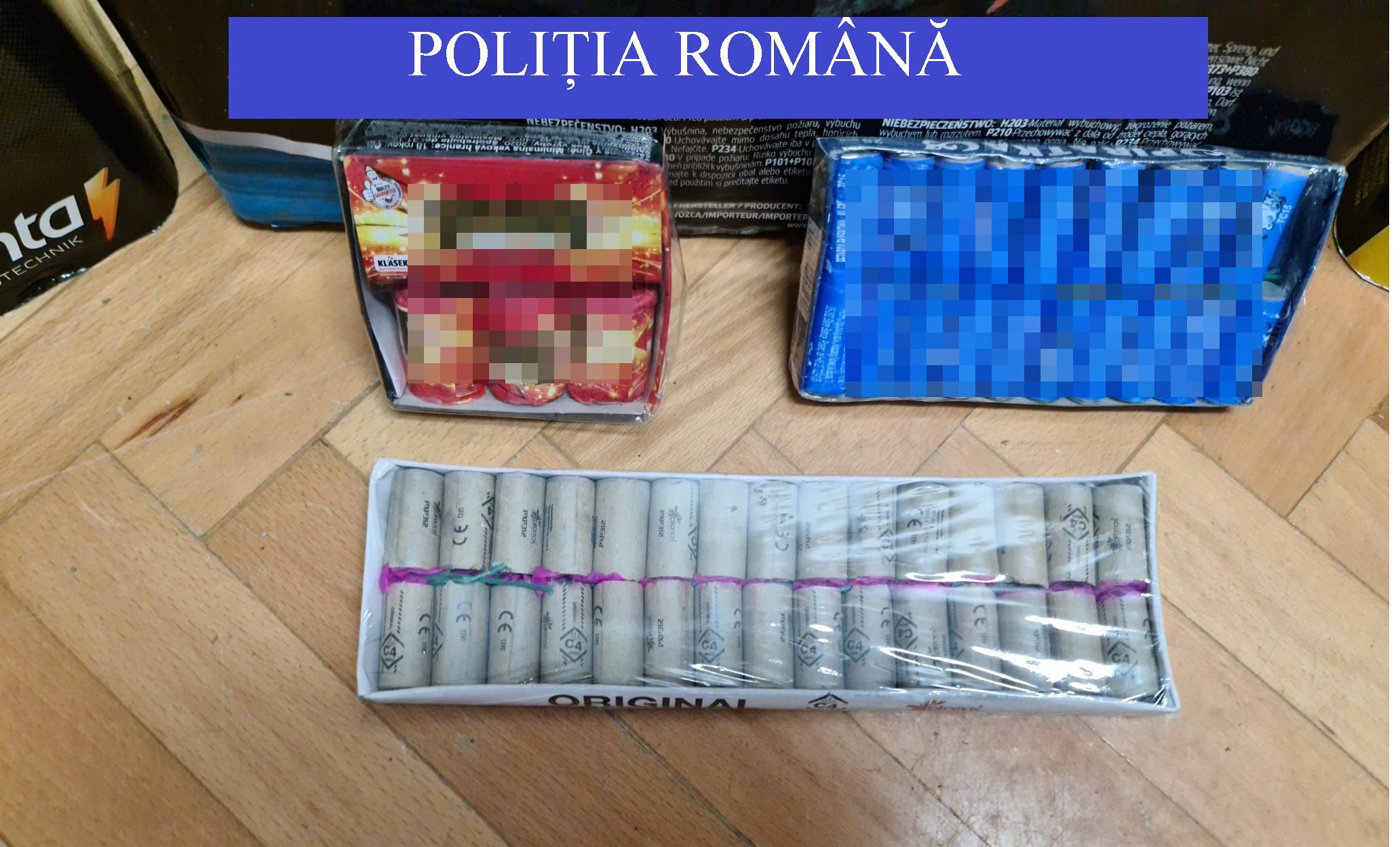 Sătmărean prins cu artificiile după el. Acum are dosar penal