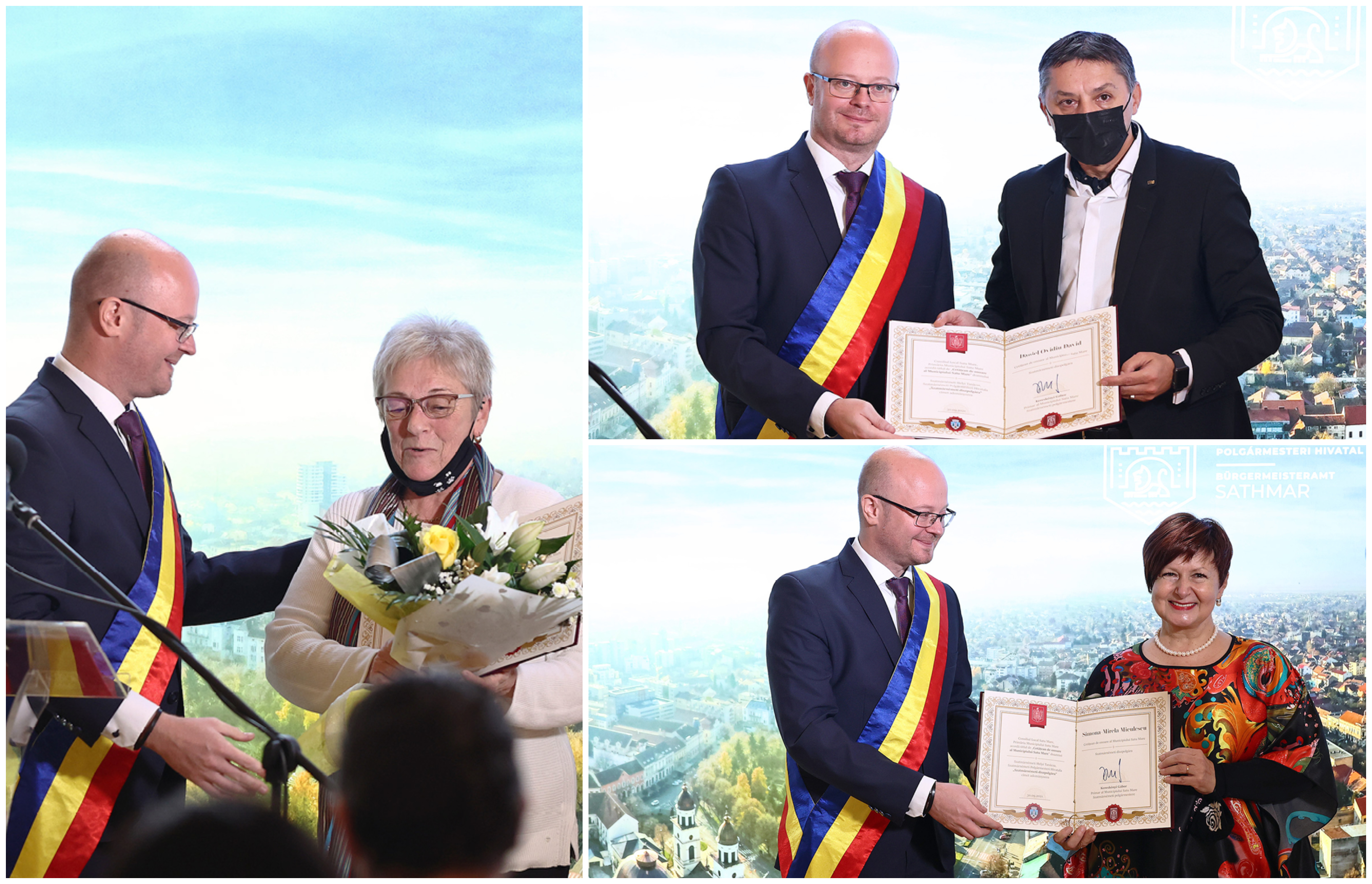 FOTÓGALÉRIA. Három új díszpolgára van Szatmárnémetinek