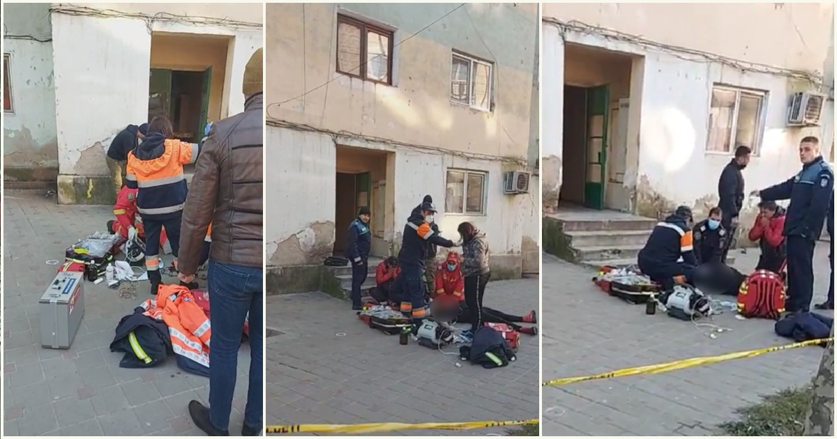 VIDEO. Femeie împușcată mortal în centrul unui oraș din țară. Atacatorul a încercat să se sinucidă