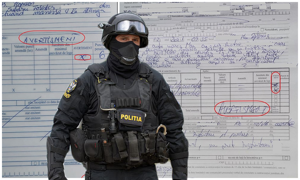 PROTEST. FOTO-DOVADĂ. Polițiștii nu mai dau amenzi, ci doar avertismente!
