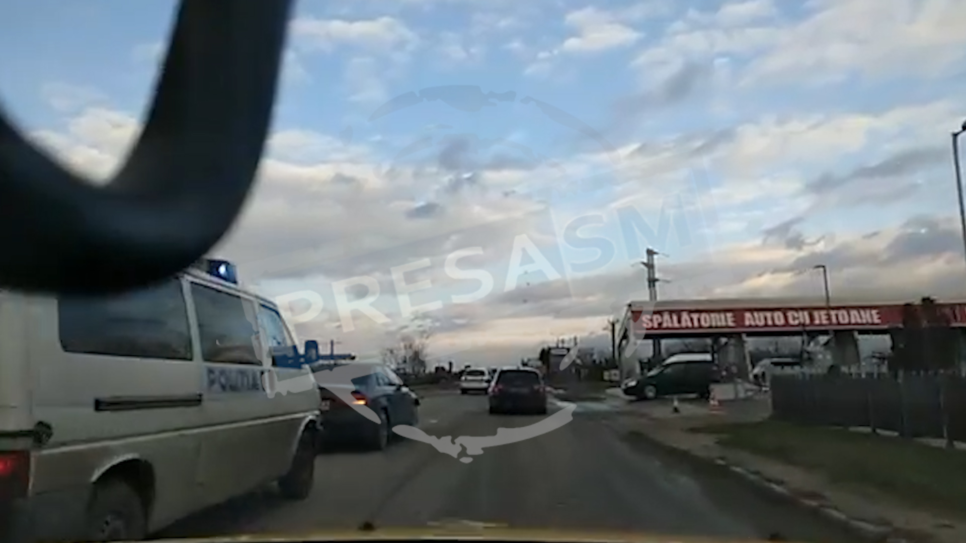 VIDEO. Accident în municipiul Satu Mare, pe Drumul Botizului