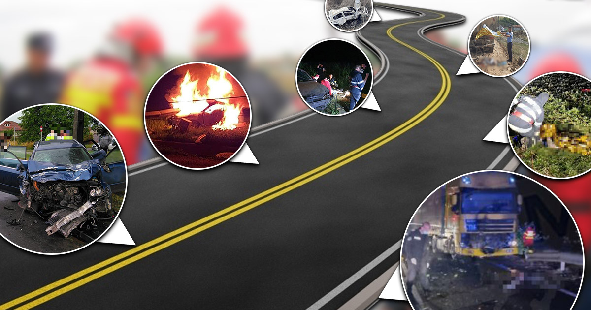 FOTO/VIDEO. Zeci de morți pe șoselele județului. Accidente îngrozitoare în 2021 în Satu Mare