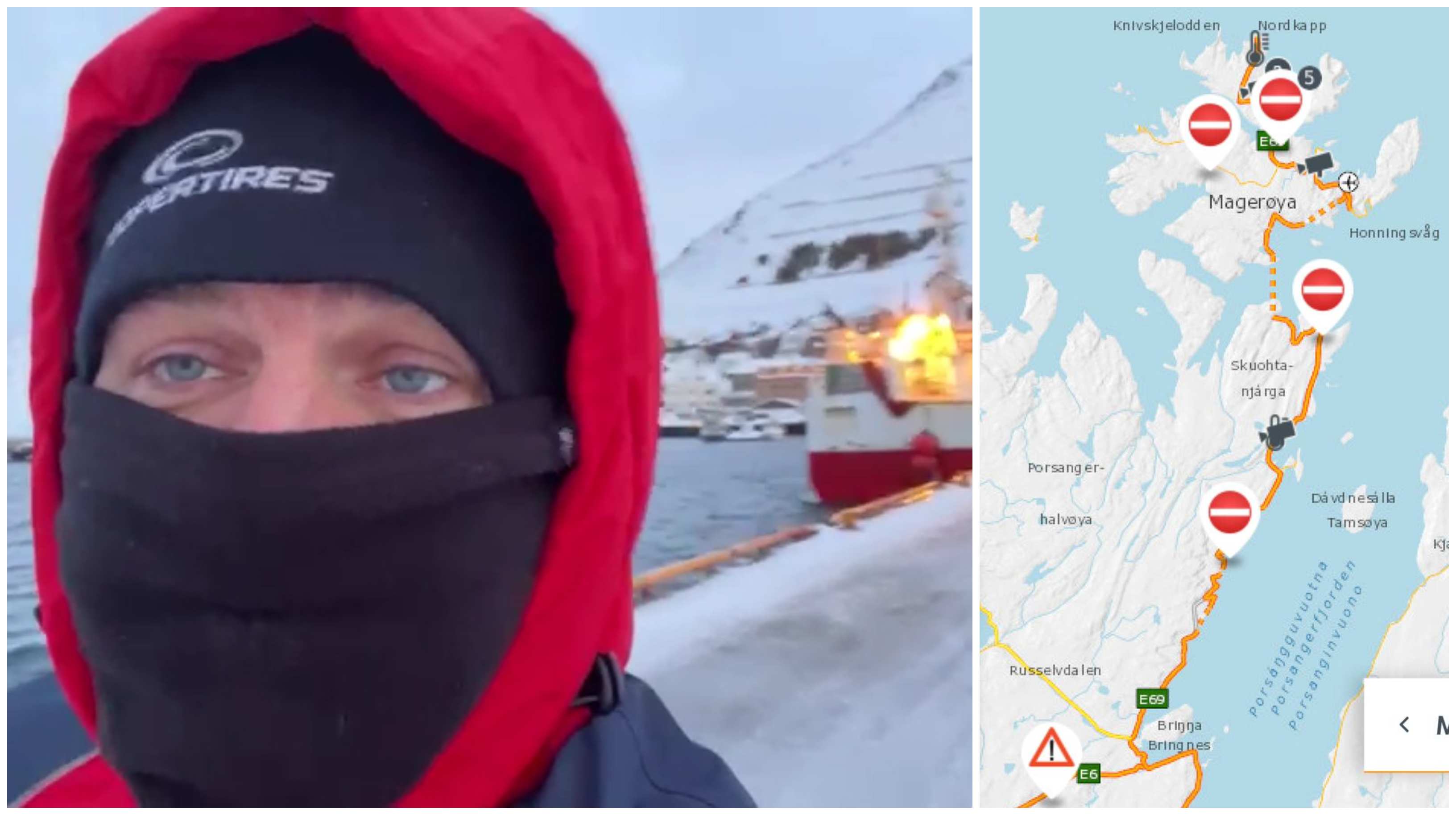 VIDEO. Expediție cu probleme! Bertici Attila a rămas blocat pe o insulă. Pericol de avalanșe și vreme severă