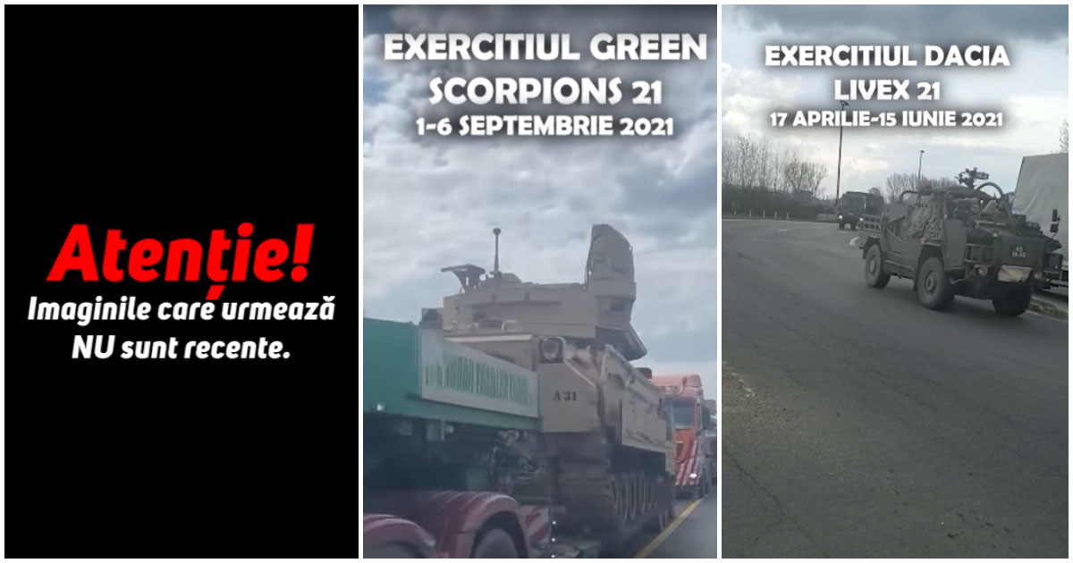 VIDEO. MApN trage un semnal de alarmă: Atenție la clipurile virale cu coloane militare!