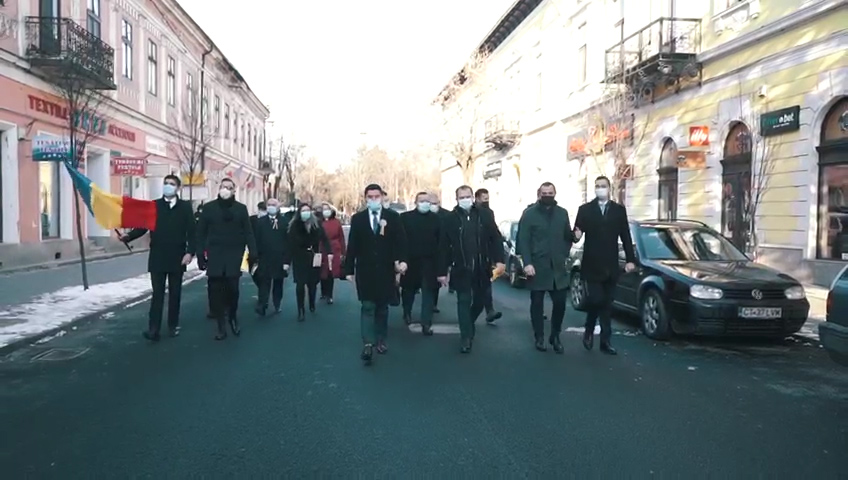 VIDEO. PNL, singurul partid care s-a mobilizat de Mica Unire, în Satu Mare