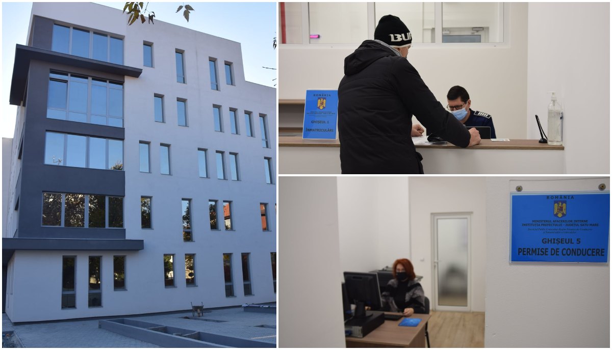 FOTO. Pașapoartele, permisele și înmatriculările s-au mutat în sediul nou