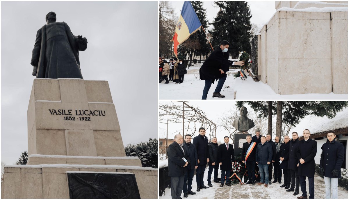 FOTO. O zi dedicată lui Vasile Lucaciu! Liberalii sătmăreni l-au sărbătorit pe „Leul de la Şişeşti”