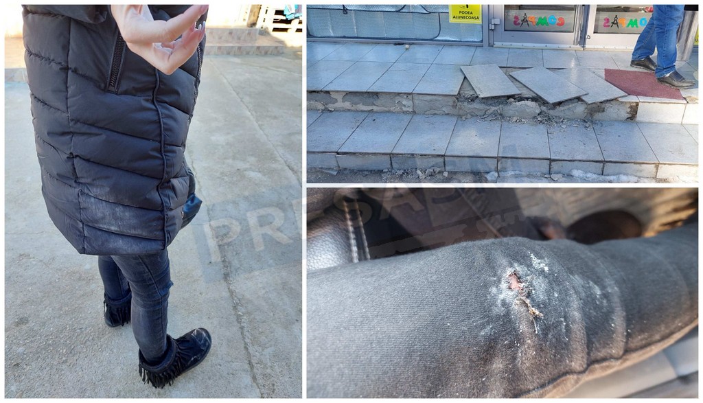 FOTOGALERIE. Un nou accident pe șantierul Centrului Nou. Femeie rănită, toți fug de responsabilitate