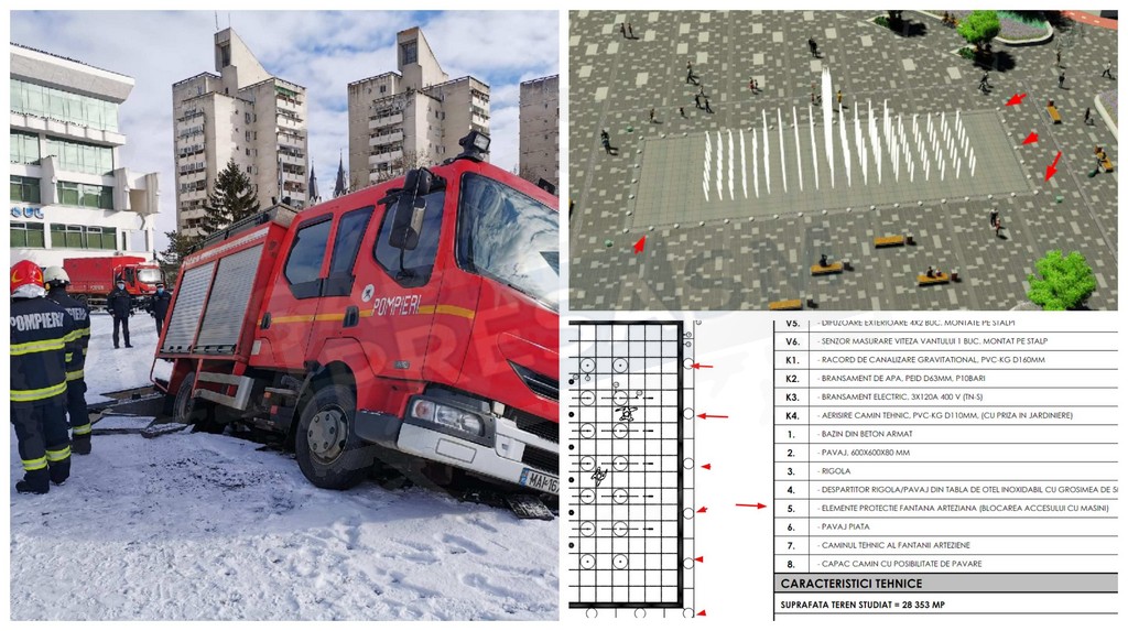 FOTO/VIDEO. Avem dovada! Cine ar putea fi vinovații în cazul accidentului comic din centrul Sătmarului