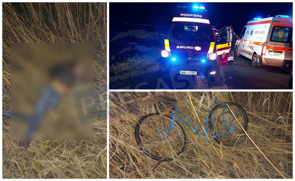 FOTO. Accident mortal pe DN19. Sătmărean, pe bicicletă, spulberat de o mașină