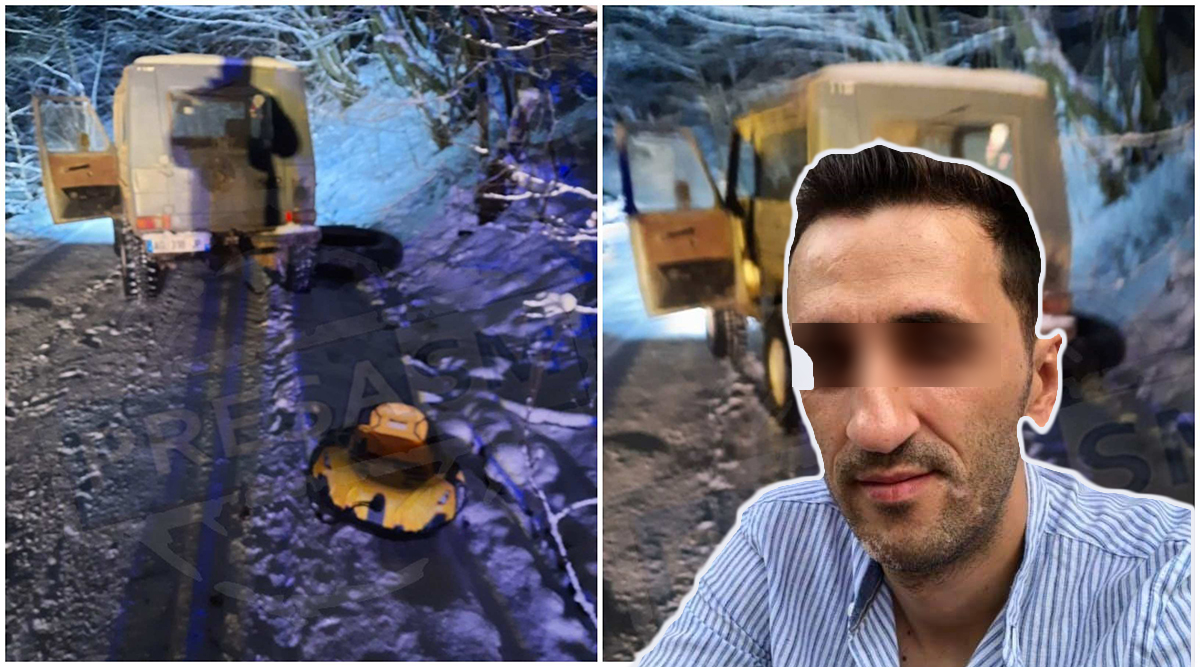 FOTO. Cine este sătmăreanul care a murit, după ce s-a izbit cu ”sania” de un copac, trasă de mașină